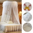 thumbnail image 1 of Rideau de Lit, Baldaquin de Lit Pliable en Polyester, Baldaquin de Lit Rond, Enfants Bébé pour Filles, 1 of 7
