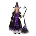 thumbnail image 1 of Conjunto de Disfraz de bruja Spooktacular Creations Fairytale Witch de lujo para niñas M, 1 of 3