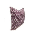 thumbnail image 2 of Fabdivine Thick Cotton Hand Block Print Outdoor Throw Cushion Cover , 14"X36", Pink Rouge, 2 of 5