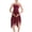 Wine_Red, variant on Manyakai Womens Spaghetti Straps Flowy Chiffon Lyrical Dance Dress Modern Contemporary Dancewear Black M