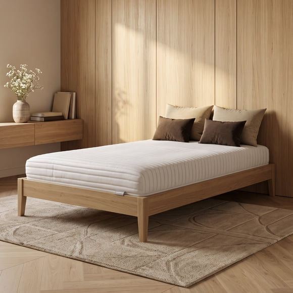 Colchon 16cm resortes Individual Blanco