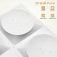 thumbnail image 4 of PVC 3D Wall Panel for Interior Wall Décor, 11.8" x 11.8" Wall Decor PVC 3D Wall Panels, 3D Textured Wall Panels, Pack of 20 Tiles, White, 4 of 6