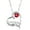 Red, variant on NICKSUN Heart Necklace Gift for Mom - 18K White Gold Plated Heart MOM Pendant for Mother's Day, Anniversary Birthday Gifts for Mummy, Jewelry Gifts for Mamma
