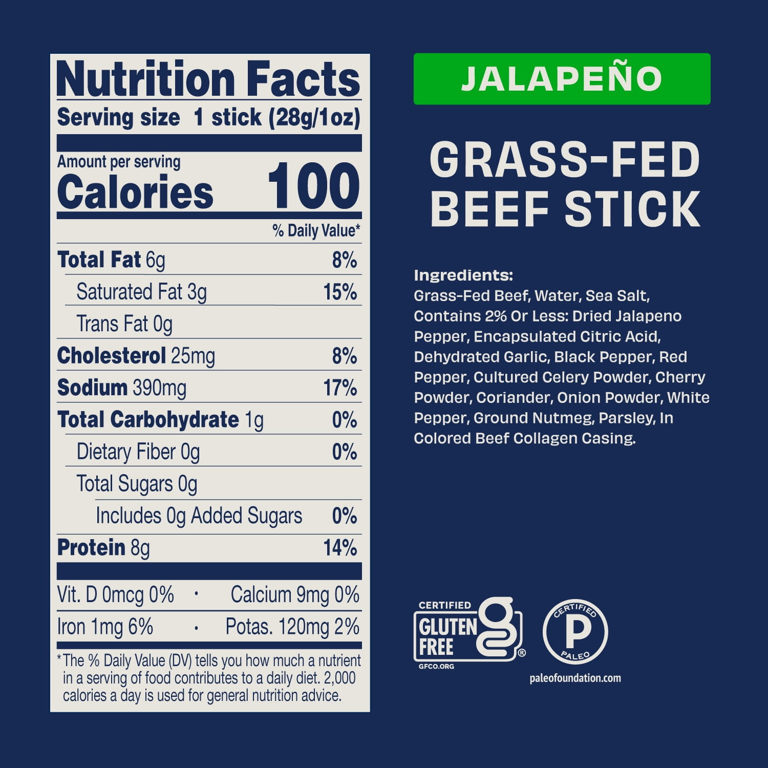 Archer Jalapeno Beef Sticks - 18ct