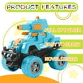 thumbnail image 4 of BESTSKY Toy Cars,Plastics Diecast Cars,Inertial Drive Cars Toys,Blue2, 4 of 7