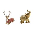 thumbnail image 1 of Estatua de reno, alce, ciervo, , escultura, adorno de mesa, figurita de resina, artesanías, animal decorativo para sala de estar, oficina, dor, 1 of 8