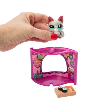 Littlest Pet Shop - Camping Set, 3 Animaux et Accessoires - Jeux & Jouets