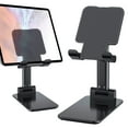 thumbnail image 4 of Cellet Tablet Desktop Stand, Foldable Heavy Duty Adjustable Smartphone and Tablet Stand with Non-Slip Rubberized Grips and Weighted Base Compatible to Smartphones, Tablets, iPads and Nintendo Switch, 4 of 10
