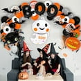 Halloween Balloon Arch Kit 144 Pcs Ghost Spider Pumpkin Balloons Latex