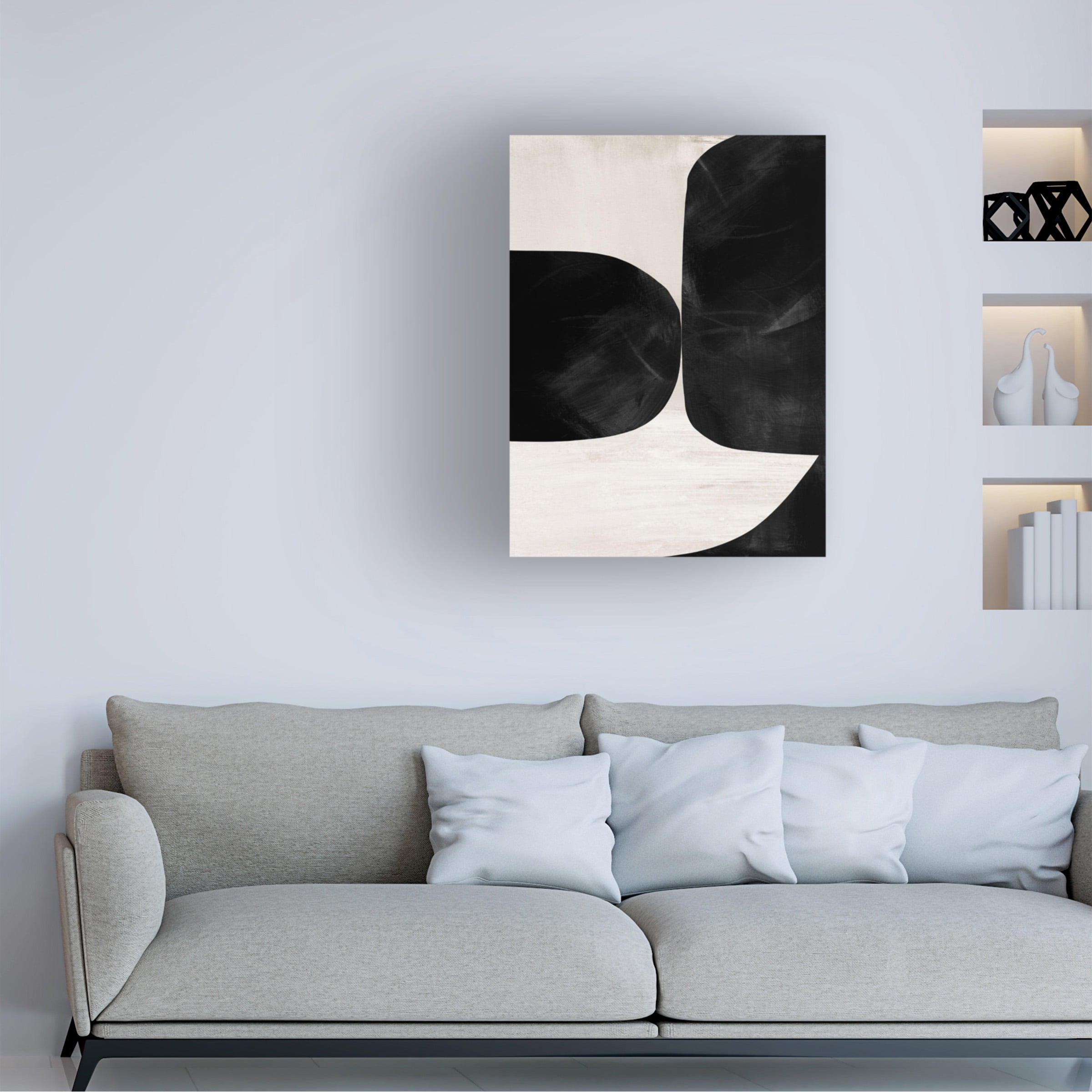 Trademark Fine Art Dan Hobday  Night No2 Canvas Wall Art - 35x47