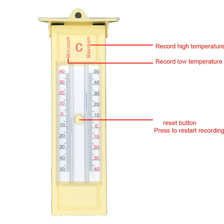 Digital Max Min Greenhouse Thermometer - Max Min Thermometer to Measure  Maximum and Minimum Temperatures in a Greenhouse 