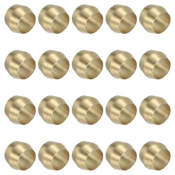Uxcell Brass Compression Sleeve Ferrules, Brass Compression Fittings Brass Compression Assortment Kit 4mm 60