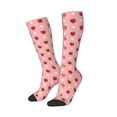 thumbnail image 2 of Daiia Sports Socks Strawberries Printed Novelty Crew Socks for Men Women Knee High Socks Cotton Socks Soft & Breathable Support Unisex Socks, 2 of 9