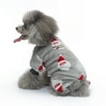 thumbnail image 5 of Xmarks Christmas Dog Pajamas for Small Medium Dogs Sebaoyu Winter Pet Dog Jumpsuit Clothes Outfit Puppy Bodysuit Sweater, 5 of 9