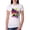 White, variant on Totally 80's Forever Vintage Womens Slim Fit Junior Tee, Heather Grey, Medium