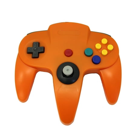 Orange Replacement Controller for Nintendo N64 by Mars