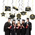 thumbnail image 5 of Graduation Decorations 2026, Class of 2026 Hanging Swirls, Congrats Grad Hanging Swirls Decorations, Graduation Party Decorations includes Glitter Congrats Grad Banner Garland, 5 of 5