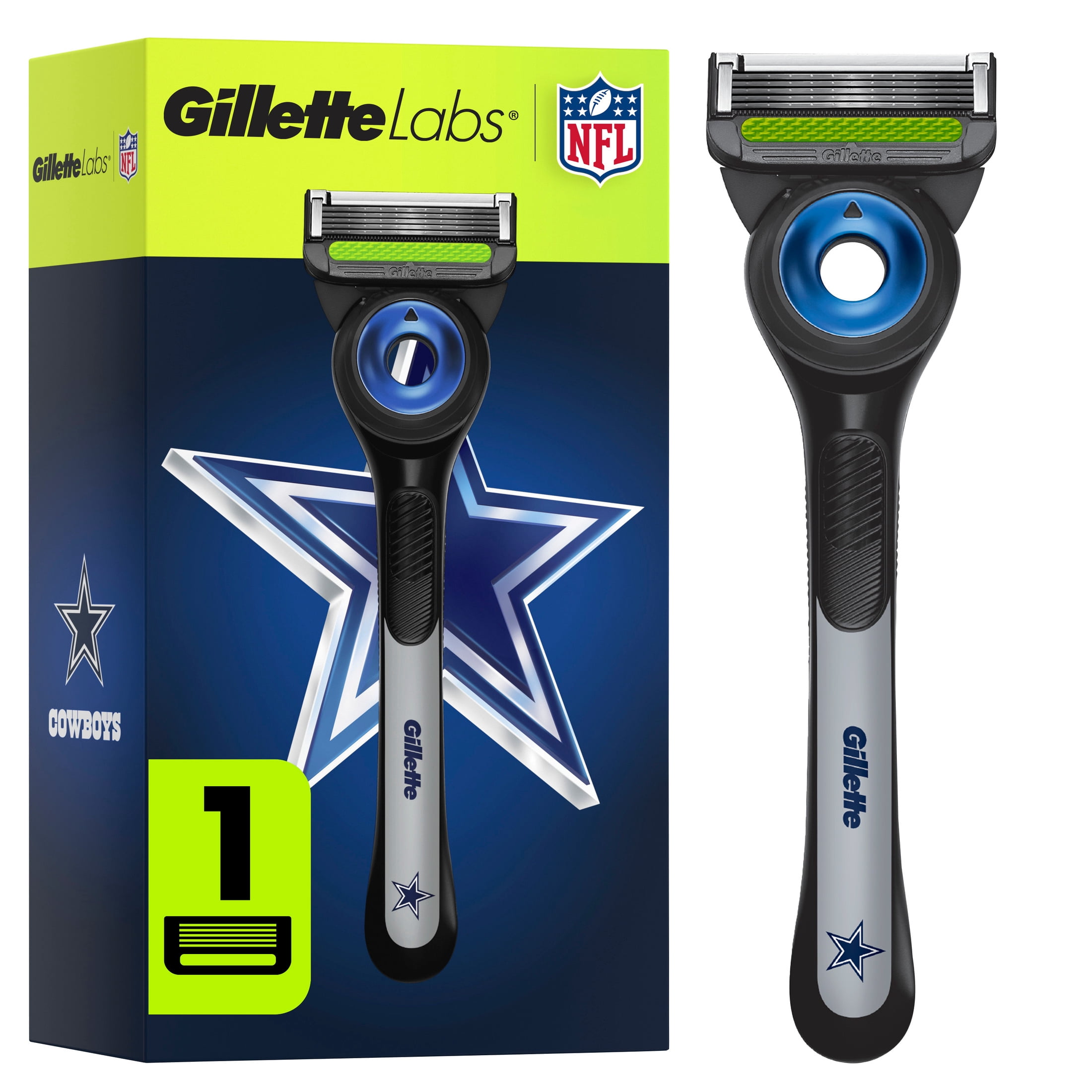 Gillette Mach3 Razor Handle, Manual Mens Razor with 3 DuraComfort