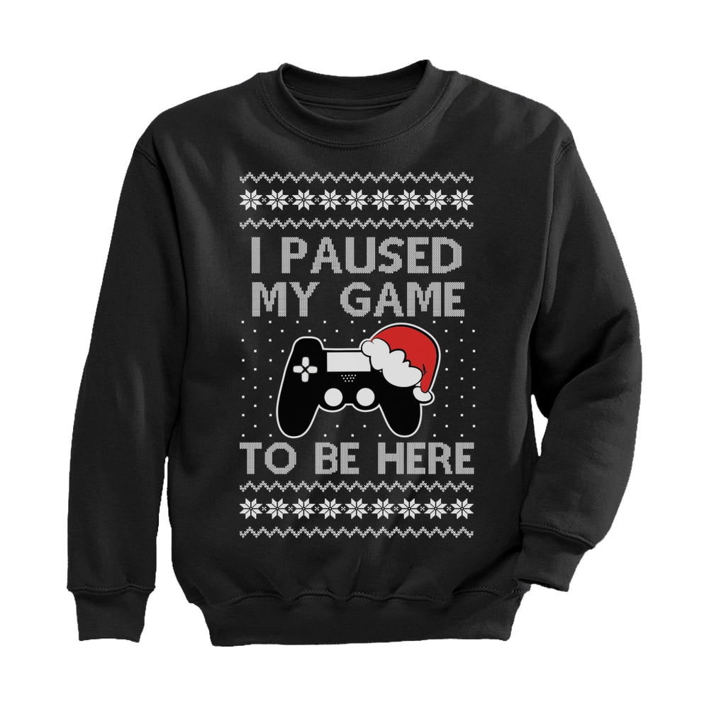 Tstars I Paused My Game to Be Here Funny Gift for Gamer Hoodie