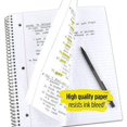 thumbnail image 2 of Five Star MEA72079 8.5 x 11.5 in. Wirebound College Ruled Notebook - 5 Subject, Green, 2 of 4