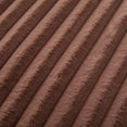 thumbnail image 5 of Auranook 30.7" Wide Upholstered Ottoman Coffee Table Foot Rest with Metal Legs and Open Storage, Faux Fur, Brown, 5 of 9