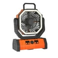 thumbnail image 1 of axGear Camping Fan LED Rechargable Power Bank Tent Light Outdoor Portable Remote, 1 of 9