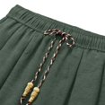 thumbnail image 5 of HOMADLES Men's Casual Jogger Pants Elastic Waist Loose Fit Lightweight Sports Pants Solid Color Breathable Athletic Pants Green Size L, 5 of 7