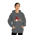 thumbnail image 3 of Love Gnome Hoodie | Valentine's Day | Unisex Heavy Blend Hooded Sweatshirt, 3 of 9