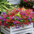 thumbnail image 1 of Flores artificiales ShareConn para decoración de exteriores, 48 paquetes, 1 of 7