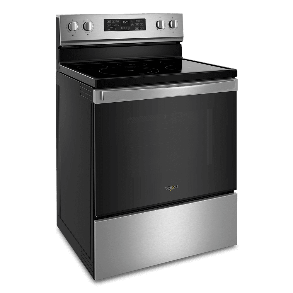 Whirlpool 30 in 5.3 cu ft Electric Range in Stainless Steel
