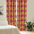 thumbnail image 2 of Ambesonne Vibrant Window Curtains, Intertwined Flowers Leaves, Each 28" W x 84" L, Sky Blue Grey, 2 of 4