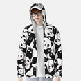 thumbnail image 2 of Kdxio Seamless Pattern Cute Panda Print Women Men Sun Protection UPF 50+ Jackets Zip Up Long Sleeve Hoodie Hiking Lightweight with Pockets, 2 of 7