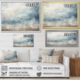 thumbnail image 4 of Designart "Blue Ocean Storm In Beige I" Abstract Shapes Wall Decor, 4 of 7