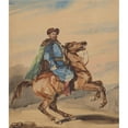 thumbnail image 2 of Piotr Michałowski 15x17 Gold Ornate Wood Frame and Double Matted Museum Art Print Titled - Hetman (1837-1840), 2 of 4