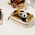thumbnail image 7 of Panda Sunflower Portable Velvet Organizer Box with Removable Compartment - Earring Holder, Necklace Holder, and Travel Organizer - Gift, 7 of 7