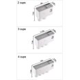 thumbnail image 5 of Automatic Toothpaste Dispenser With Wall Mounted Toothbrush Holder, 6 Toothbrush Slots, 2 Cups(gray), Toothbrush Holder Storage Shelf With Toothpaste, 5 of 5