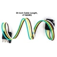thumbnail image 3 of 4Pin Trailer Light Wiring Harness 18 AWG Wire Flat Wire Connector Repair Maintenance Upgrading Cable Power Adapter Accessory, 3 of 7