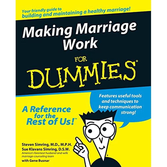 Pre-Owned Making Marriage Work for Dummies (Paperback) 0764551736 9780764551734