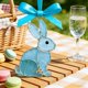 thumbnail image 5 of Adornos de Pascua, regalos de Pascua, atrapasoles de conejo de Pascua con forma de zanahoria y vitrales hechos a mano. Juego de 4 adornos colgantes para ventana, decoración del hogar, regalos de prima, 5 of 5
