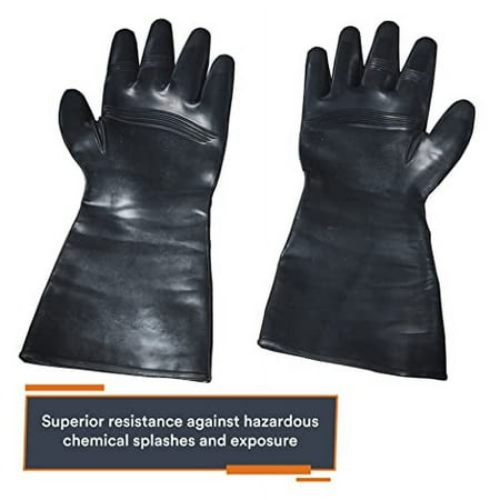

MIRA Safety Protective NC-11 CBRN Gloves | Reusable Chemical Resistant Heavy-Duty Industrial Work Gloves | 1 Pair XS to XXL