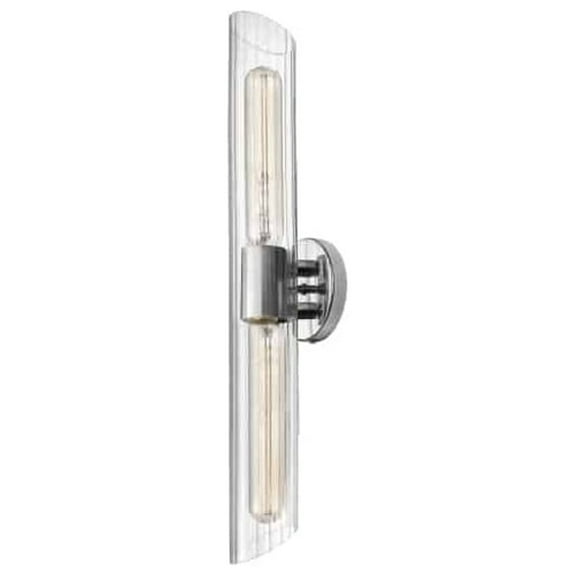 SAM-252W-PC Dainolite Samantha - 2 Light Bath Vanity-Polished Chrome Finish
