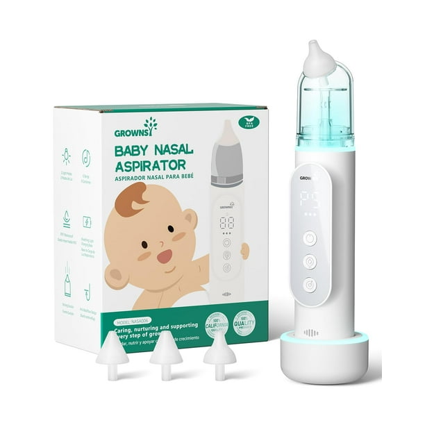 Aspirador nasal GROWNSY para bebé con 5 niveles de succión y música