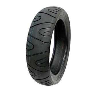 5A02 90/90-10 Set Of 2 Scooter Tubeless Tires, 50J, Front/Rear Motorcycle/Moped 10\" Rim