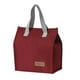 thumbnail image 2 of Fiambrera para mujeres y hombres, bolsa reutilizable para el almuerzo, bolsa enfriadora, bolsa refrigeradora para el almuerzo a prueba de fugas para borgoña, 2 of 8