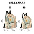 thumbnail image 2 of FORMRS Mini Backpack Purse for Women Travel Daypack Casual Shoulder Bag, Beige Rainbow Clouds, 2 of 7