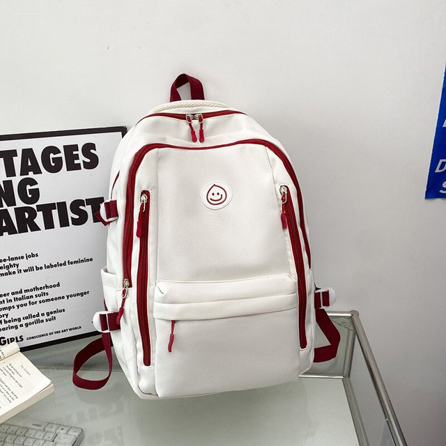 Mochila universitaria grande y bonita para mujer, bolsa de lona para libros de viaje, bolso de ocio para mujer y hombre, mochilas escolares para ordenador portátil Fivean unisex