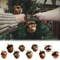 thumbnail image 2 of Christmas Tree Ornament Set Woodland Animal Ornaments Pinecone Acorn Decorations 2D Flat Acrylic 3.15 Inch Cute Forest Design for Xmas Tree Decor Holiday Home Gift, 2 of 8