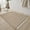 Yellow Beige, variant on SIXHOME Bathroom Rugs Waffle Bath Rug Super Soft Absorbent Non Slip Bath Mat Beside Tub Rubber Backed Machine Washable Bathroom Rugs with Tassels Boho Bathroom Decor 17" x 24" Brown
