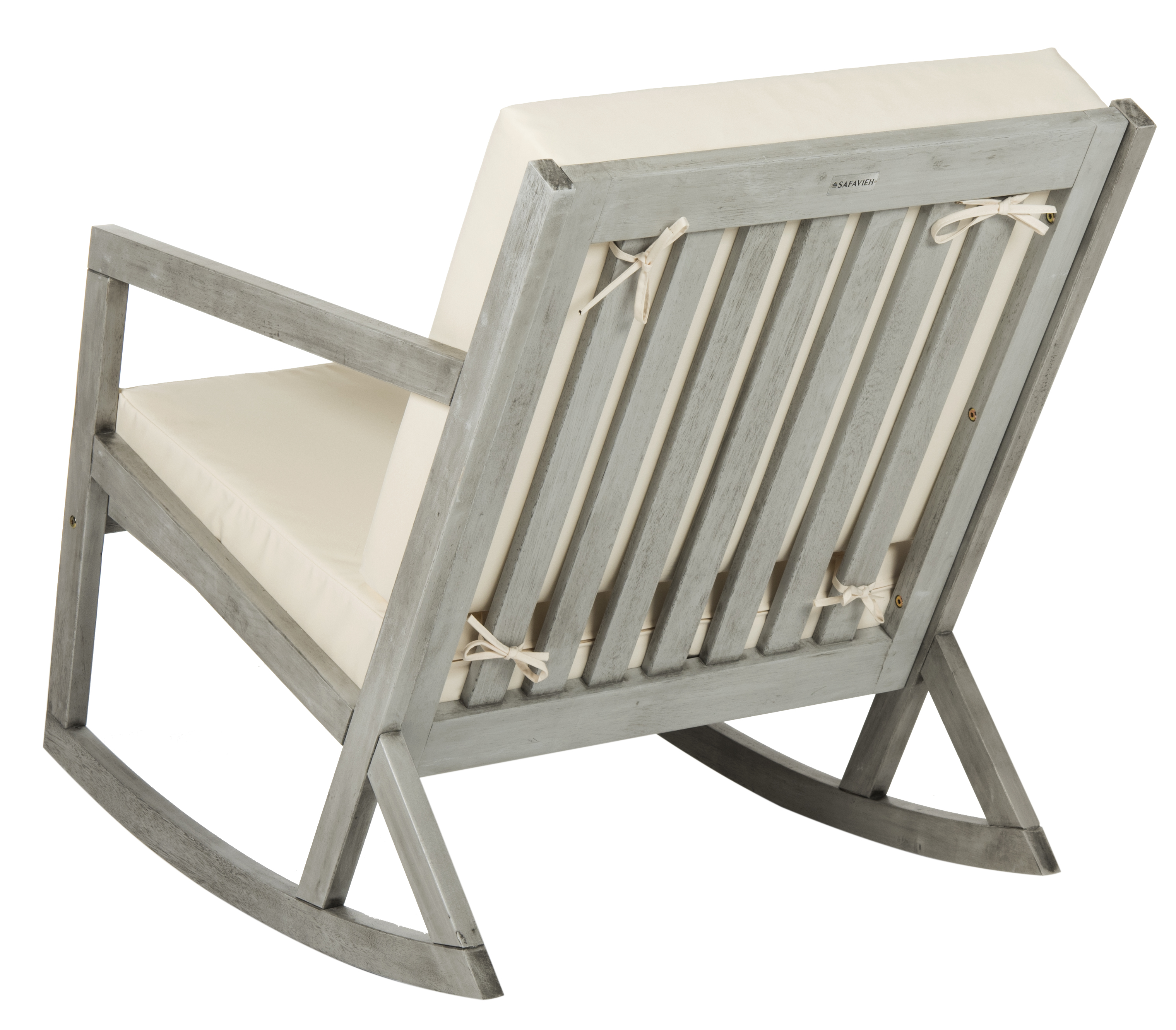 Safavieh Vernon Indoor/Outdoor Modern Rocking Chair with Cushion - image 3 of 6