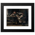 thumbnail image 2 of Mihály Munkácsy 14x12 Black Modern Framed Museum Art Print Titled - Self-Contempt, 2 of 5